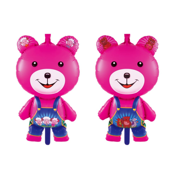 Red Teddy Foil Balloon 1