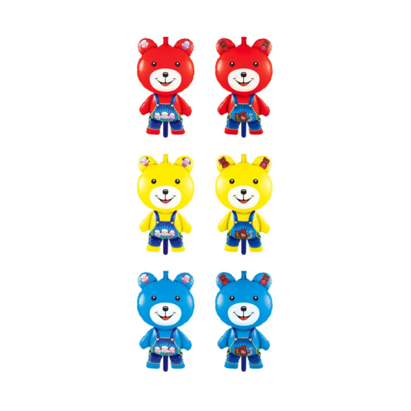Red Teddy Foil Balloon 1 - Image 2